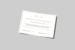 Certificates